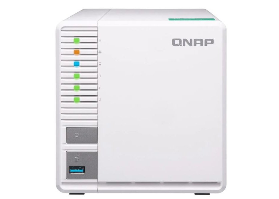Сетевое хранилище NAS Qnap Original TS-364-8G 3-bay настольный без дисков, белый