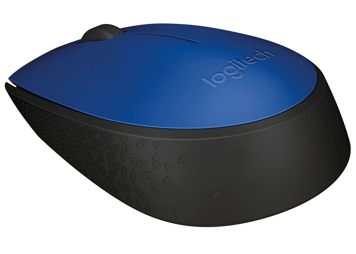 Мышь Logitech M170 беспроводная оптическая USB сине-черный [910-004647]