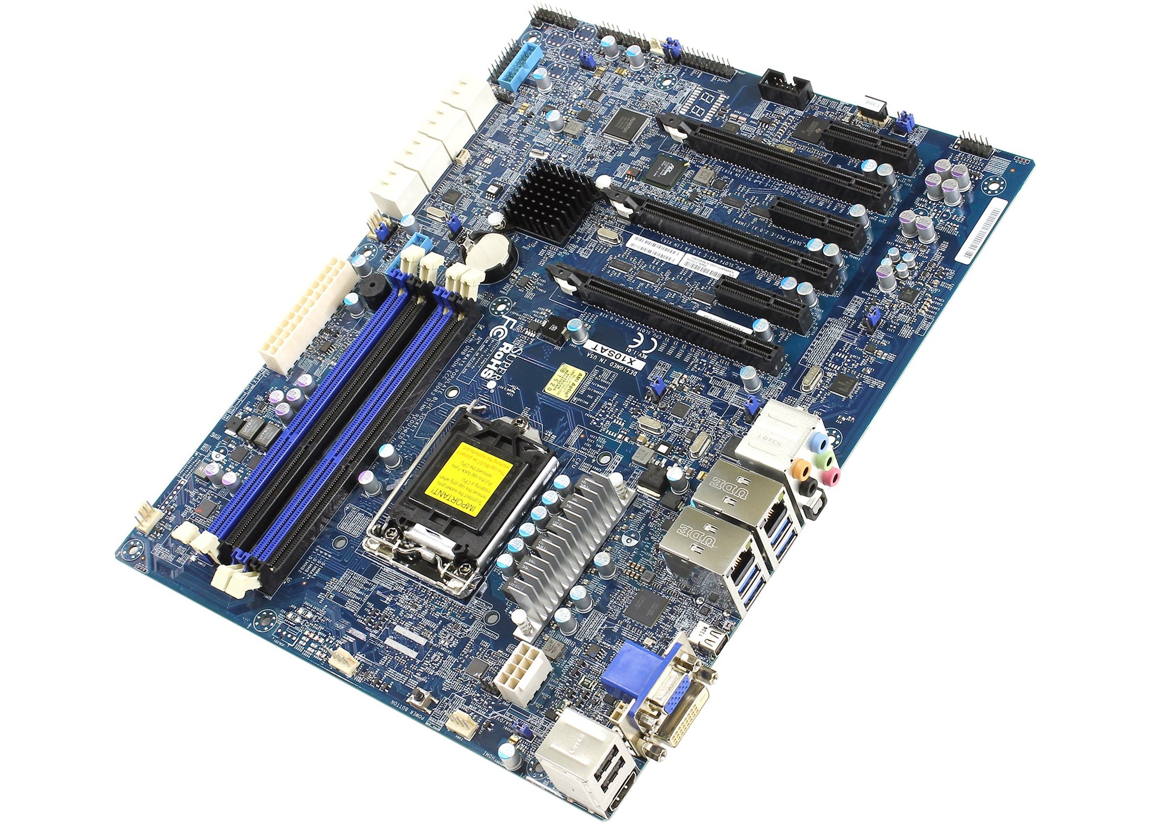 Материнская плата SuperMicro MBD-X10SAT-O Intel C226/ 4xDDR3/ 8xSATAIII/ PCI-E/ USB/ D-Sub/ 2хGLAN/ LGA1150/ ATX