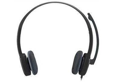 Гарнитура Logitech Headset H151 Stereo (981-000589) с регулятором громкости, черный