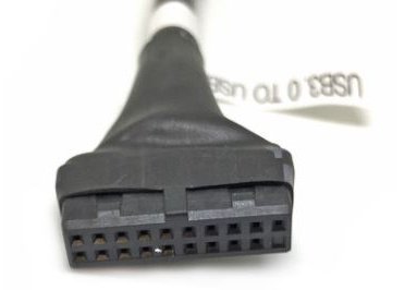 Кабель переходник USB3.0(внутр.)->USB2.0(внутр.) Espada 10pinMto20pinF 0.15м