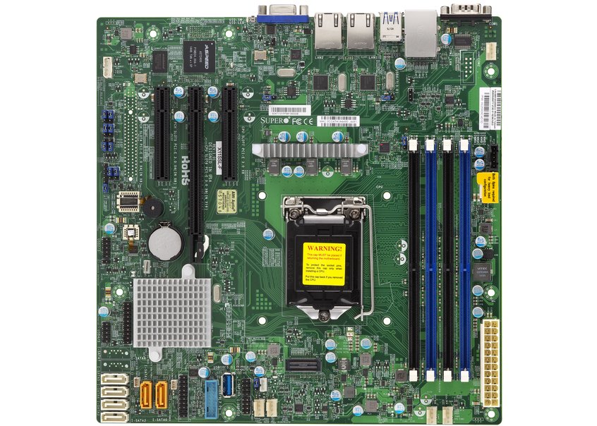 Платформа Supermicro SYS-5019S-L iC232/ 4xDDR4/ SATAIII/ RAID/ PCI-E 3.0/ VGA/ 2x1Гбит LAN/ IPMI/ USB3.0/ 200Вт/ Socket1151 1U 19