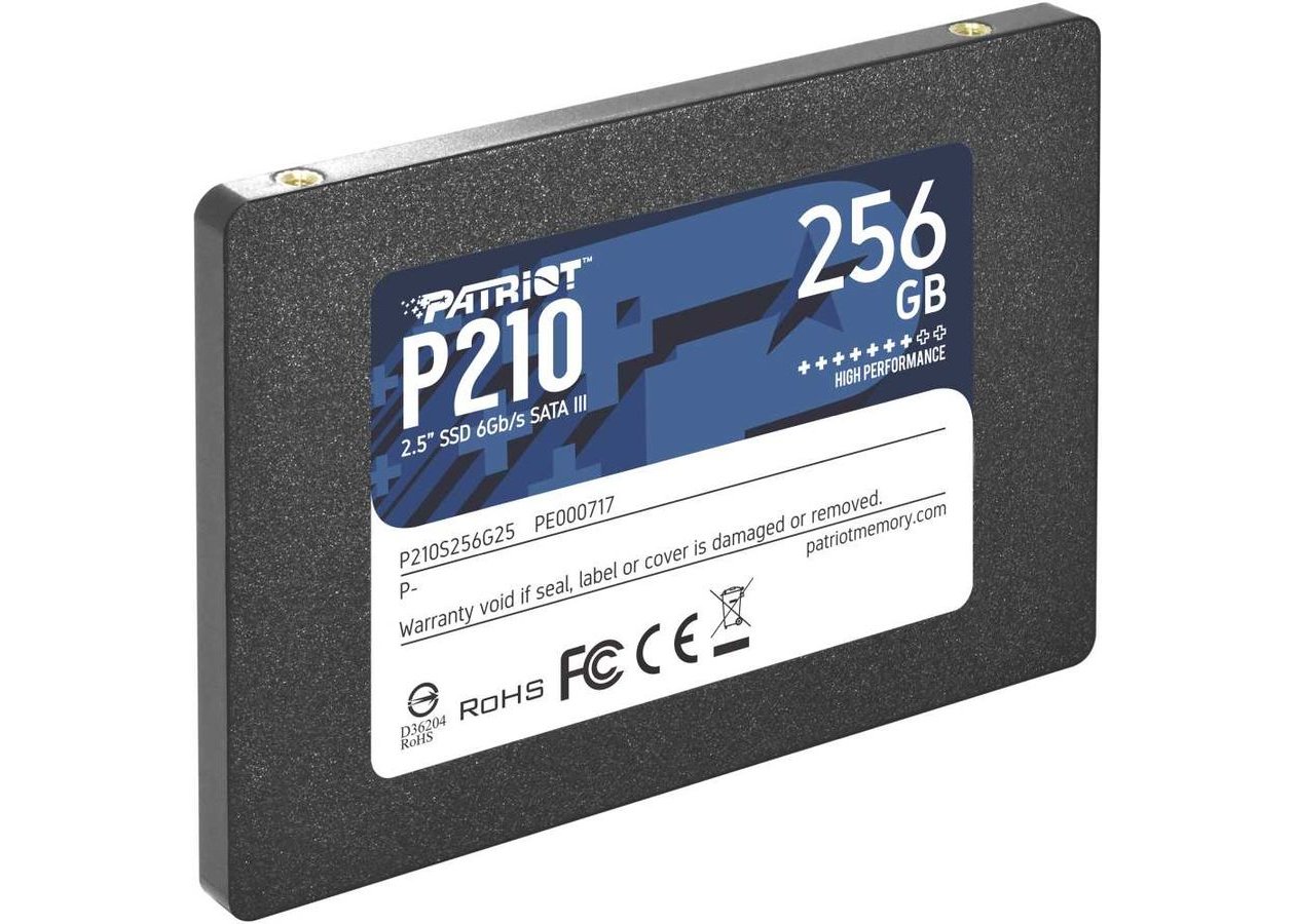 SSD накопитель Patriot 256Гб P210 P210S256G25 2.5