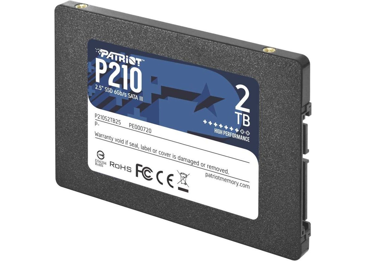 SSD накопитель Patriot 2000Гб P210 P210S2TB25 2.5
