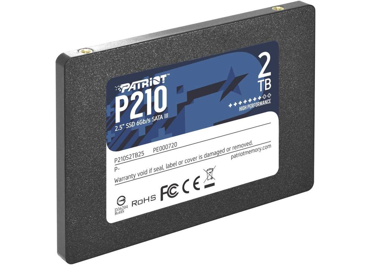 SSD накопитель Patriot 2000Гб P210 P210S2TB25 2.5