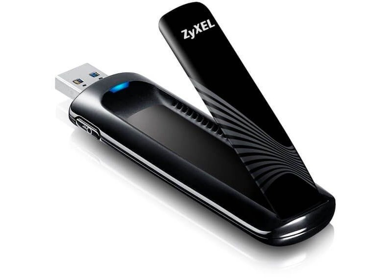 Адаптер беспроводной ZYXEL NWD6605-EU0101F 802.11b/g/n/ac  Wi-Fi 867Мбит/сек. (USB3.0)