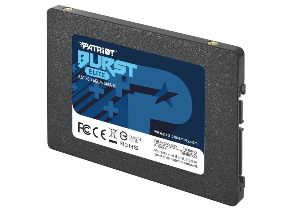 SSD накопитель Patriot 120Гб Burst Elite PBE120GS25SSDR 2.5