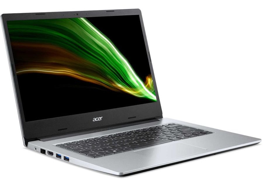 Ноутбук Acer Aspire 1 A114-33-P7VD NX.A7VER.00A Pentium Silver N6000-1.1ГГц/ 8Гб/ 128Гб eMMC/ UHD/ LAN/ WiFi/ BT/ WebCam/ 14