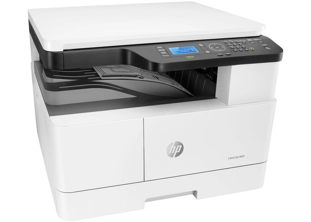 МФУ HP LaserJet M438n (8AF43A) (A3/ принтер/ сканер/ копир / LAN/ USB2.0) белый