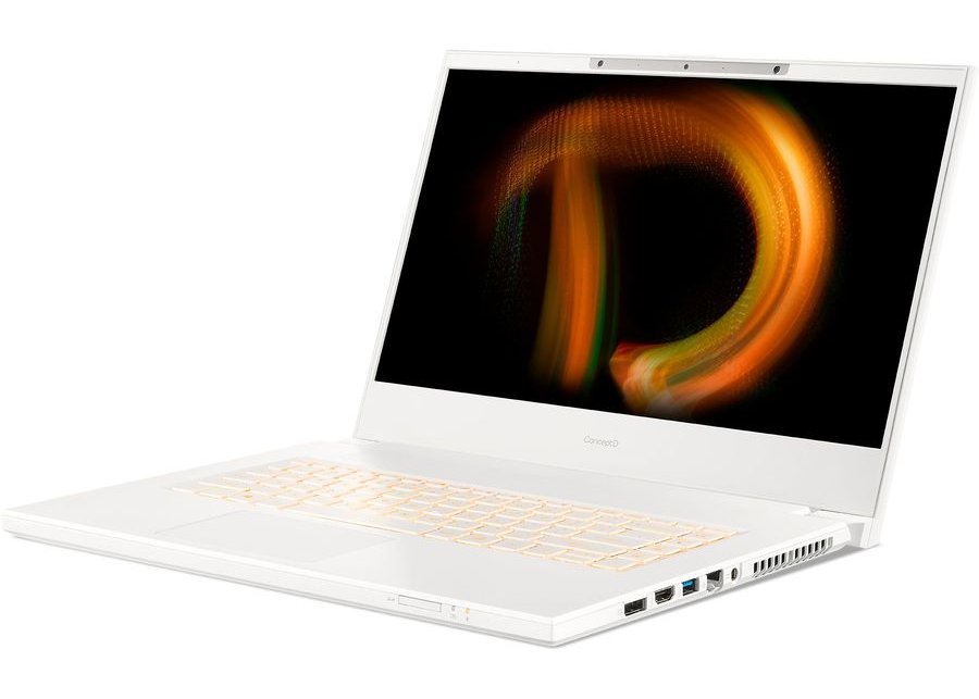 Ноутбук Acer ConceptD 7 CN715-73G-73ZX NX.C75ER.001 Core i7 11800H-2.3ГГц/ 64Гб/ 1ТБ +  1ТБ SSD/ GF RTX 3080 для ноутбуков - 8Гб/ LAN/ WiFi/ BT/ WebCam/ 15.6