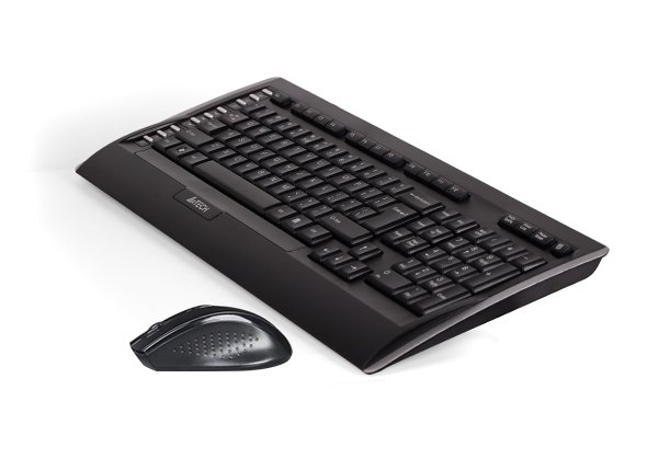 Комплект A4Tech 9300F Wireless Desktop клавиатура+мышь/ беспроводная USB черный