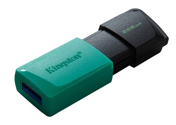 Флешка USB Kingston 256Гб DataTraveler Exodia M  (DTXM/256GB) USB 3.2 Gen 1 черно-зеленый