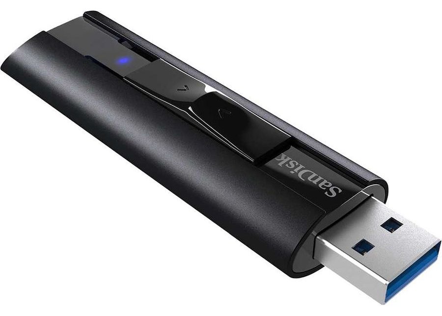 Флешка USB SanDisk 512Гб Extreme Pro USB 3.2 Gen 1 черный