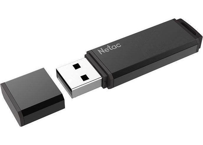 Флешка USB Netac 64Гб U351 USB 3.2 Gen1 черный