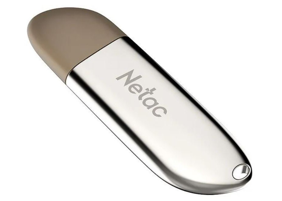 Флешка USB Netac16Гб U352 USB 3.2 Gen1 серебристый