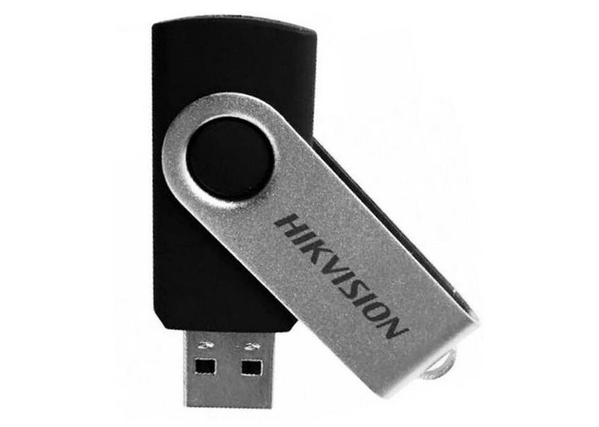 Флешка USB Hikvision 64Гб M200S HS-USB-M200S/64G/U3 USB 3.2 Gen1 серебристо-черный